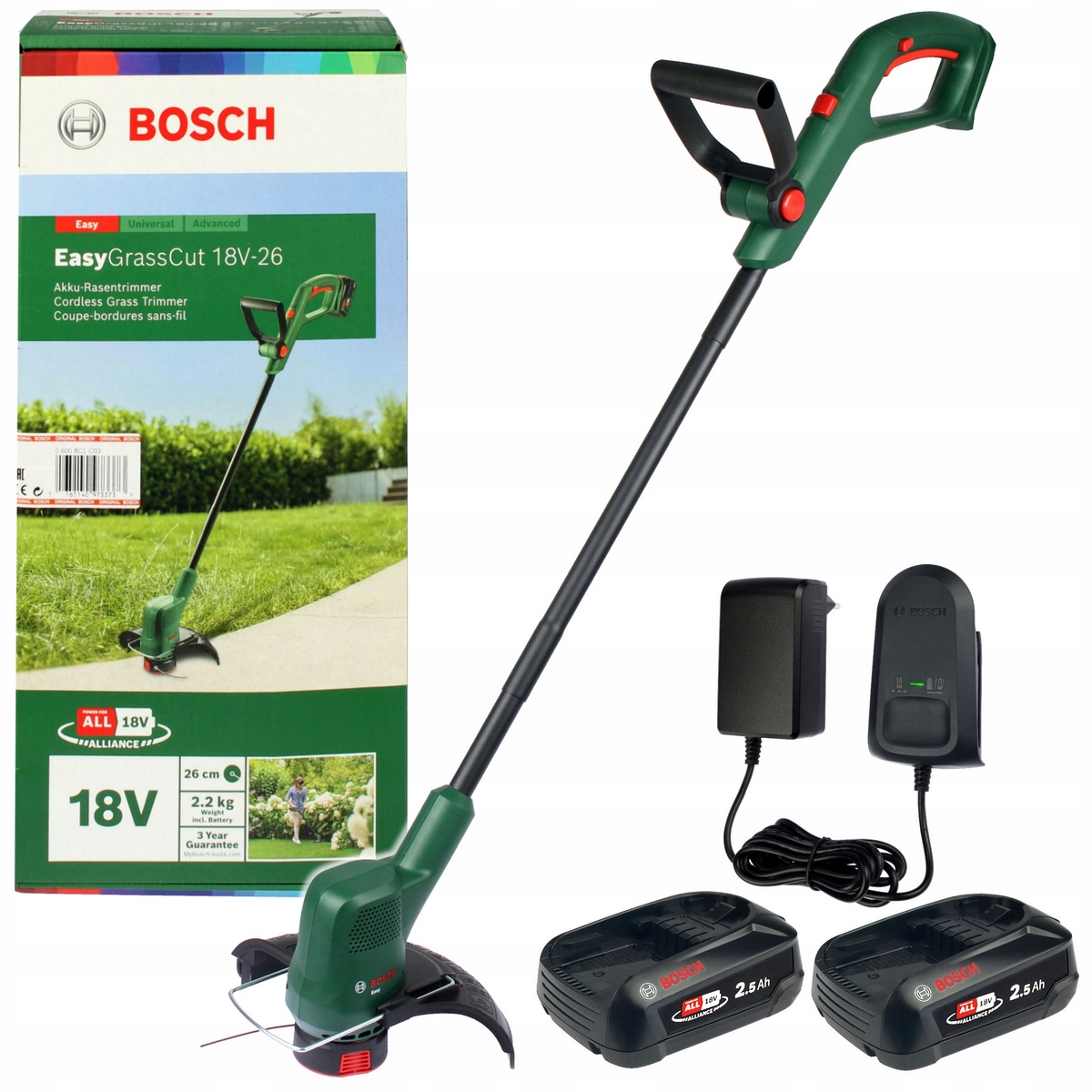 Akumulátorový krovinorez Bosch 90 cm 2,1 kg